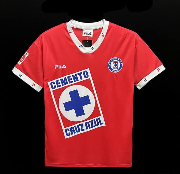 Retro 96/97 Cruz Azul Third Red Jersey