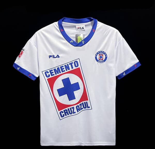 Retro 96/97 Cruz Azul Away White Jersey - Image 2
