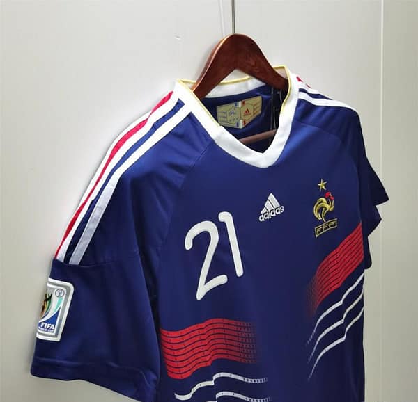 Retro 2010 France Home Jersey - Image 7