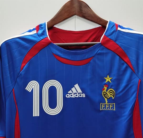 Retro 2006 France Home Jersey - Image 8