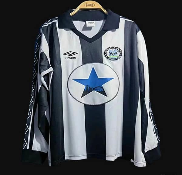 Retro 80/82 Newcastle United Home Long Sleeve