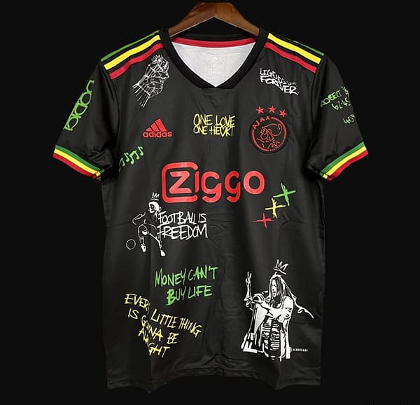 Retro 21/22 Ajax Third Black One Love Edition Jersey