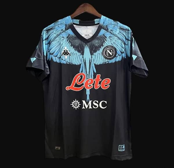 20/21 Kappa X Marcelo Burlon Napoli Black Jersey