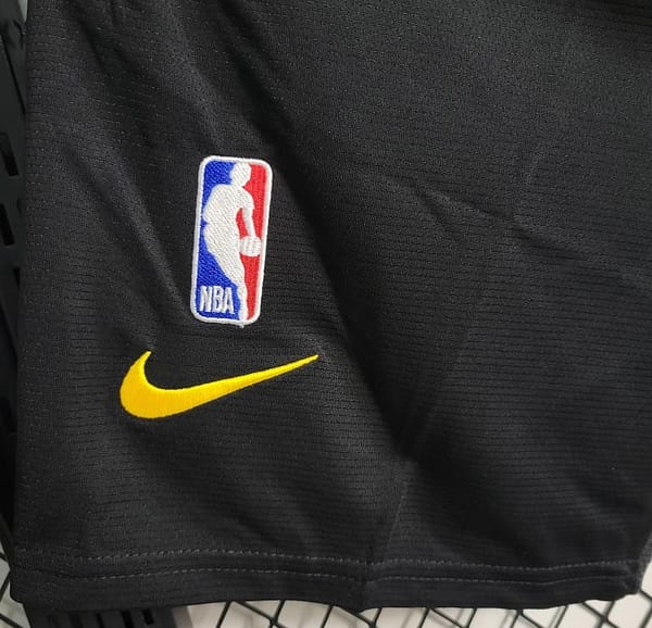 23 24 NBA Lakers Black Shorts - Image 5
