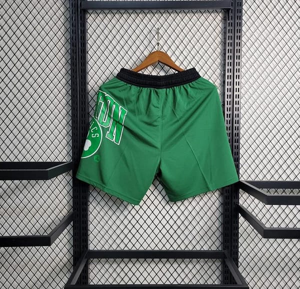 23 24 NBA Boston Celtics Green Shorts - Image 2