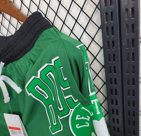 23 24 NBA Boston Celtics Green Shorts - Image 5