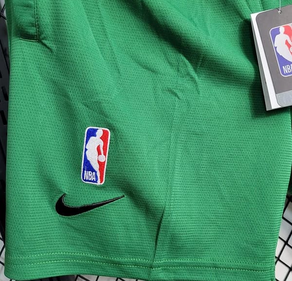 23 24 NBA Boston Celtics Green Shorts - Image 6