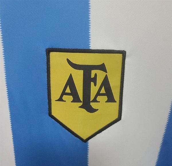 Retro 1978 Argentina Home Long Sleeve Jersey - Image 5