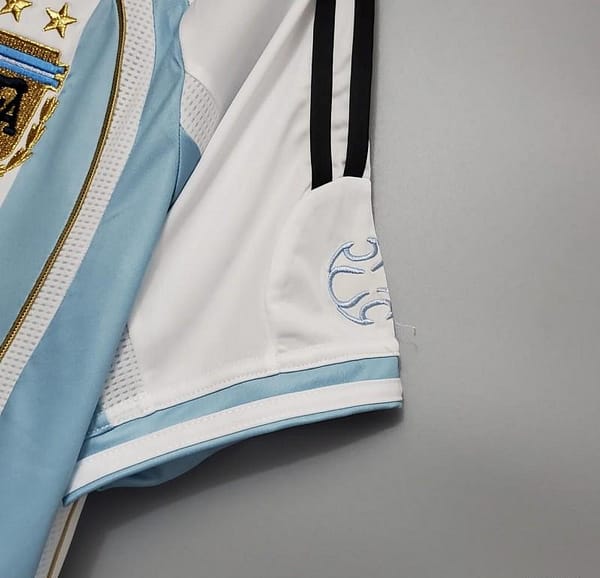 Retro 2006 Argentina Home Jersey - Image 3