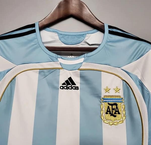 Retro 2006 Argentina Home Jersey - Image 4