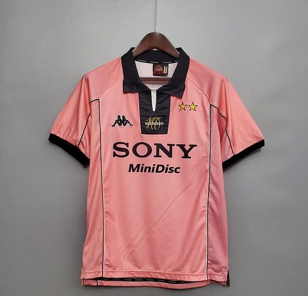 Retro 97/98 Juventus Away Pink Jersey