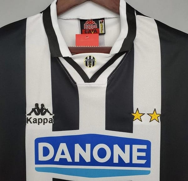 Retro 94/95 Juventus Home Jersey - Image 3