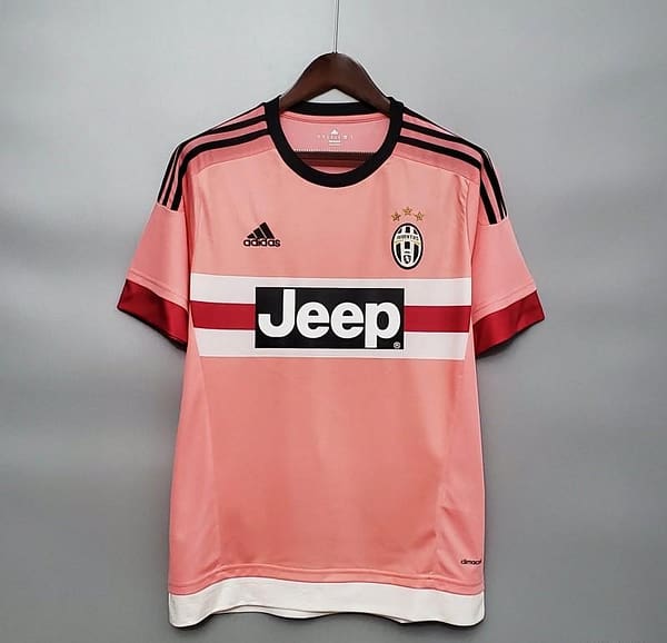 Retro 15/16 Juventus Away Pink Jersey