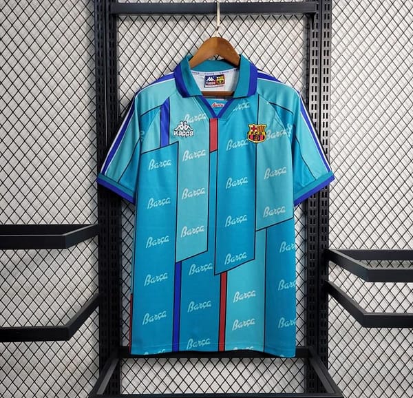 Retro 1995-97 Barcelona Away Jersey