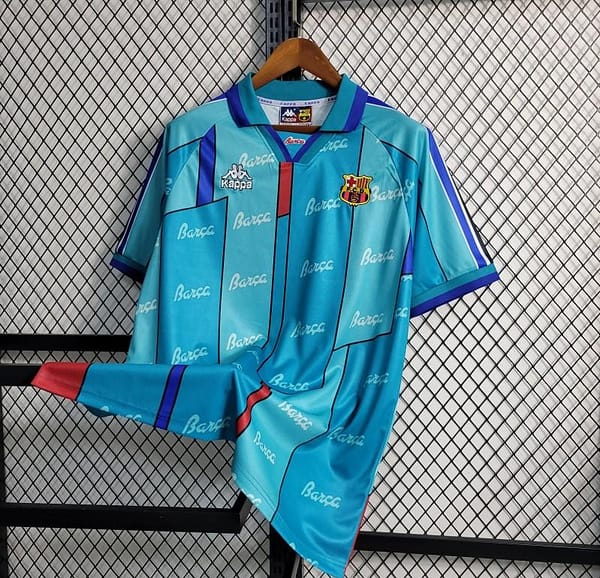 Retro 1995-97 Barcelona Away Jersey - Image 3