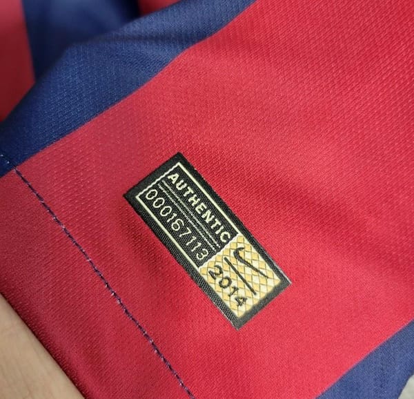 Retro14-15 Barcelona Home Long Sleeve Jersey - Image 10