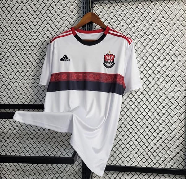 Retro 19-20 Flamengo Away White Jersey - Image 3