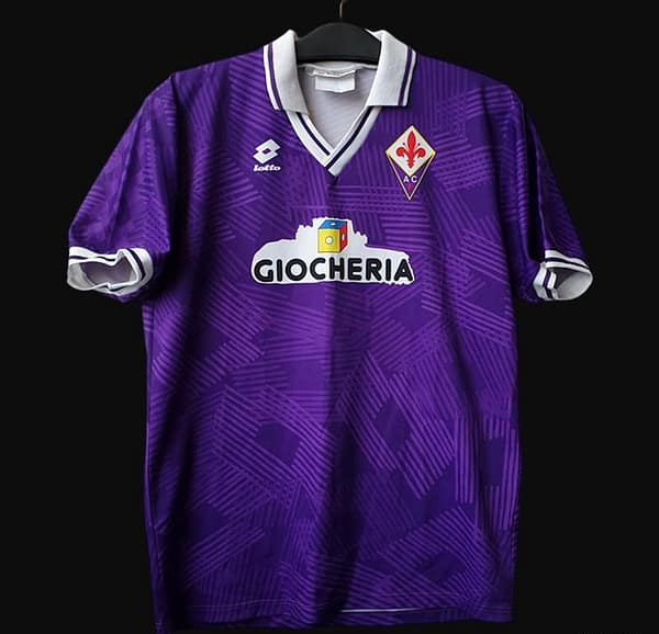 Retro 91/92 Fiorentina Home Jersey