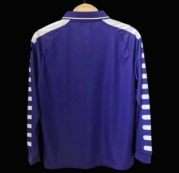 Retro 98/99 Fiorentina Home Long Sleeve Jersey - Image 2