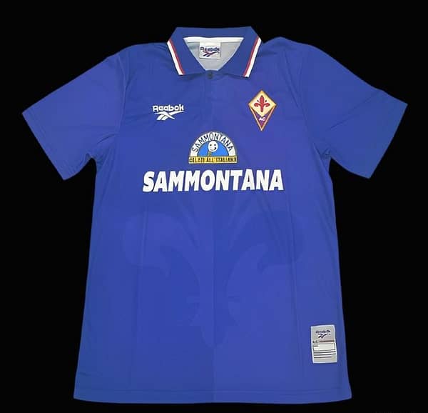 Retro 95/96 Fiorentina Home Jersey - Image 3