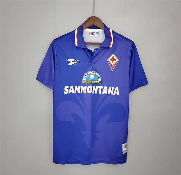 Retro 95/96 Fiorentina Home Jersey - Image 6