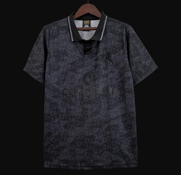 Retro Chelsea 1990 Black Special Black Out Jersey