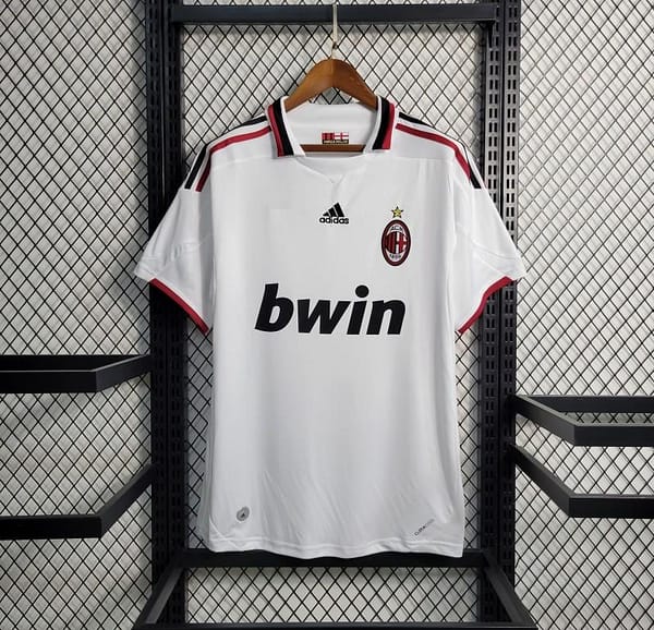 Retro 09/10 AC Milan Away White Jersey