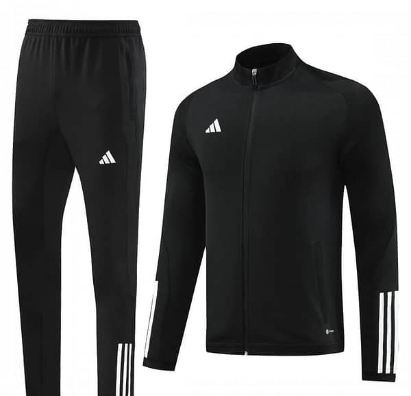 2023 Adidas Black Full Zipper Jacket +Pants