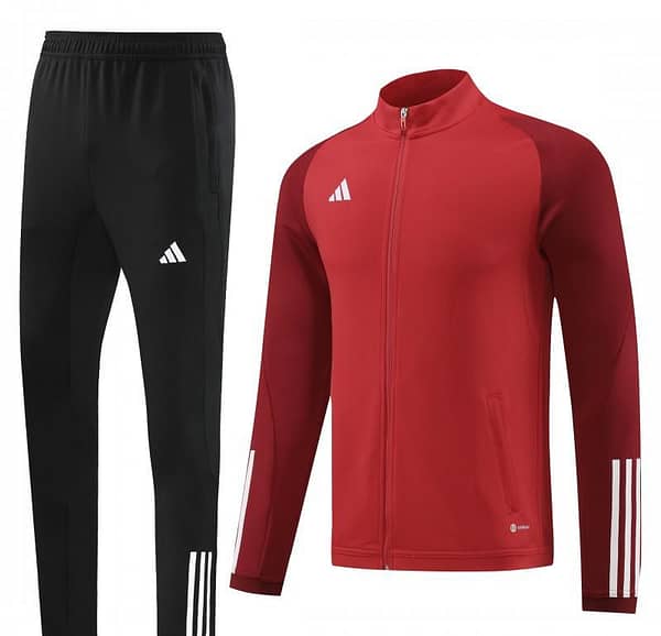 2023 Adidas Red Full Zipper Jacket +Pants