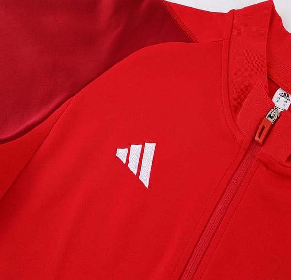 2023 Adidas Red Full Zipper Jacket +Pants - Image 12