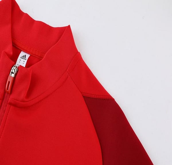 2023 Adidas Red Full Zipper Jacket +Pants - Image 13