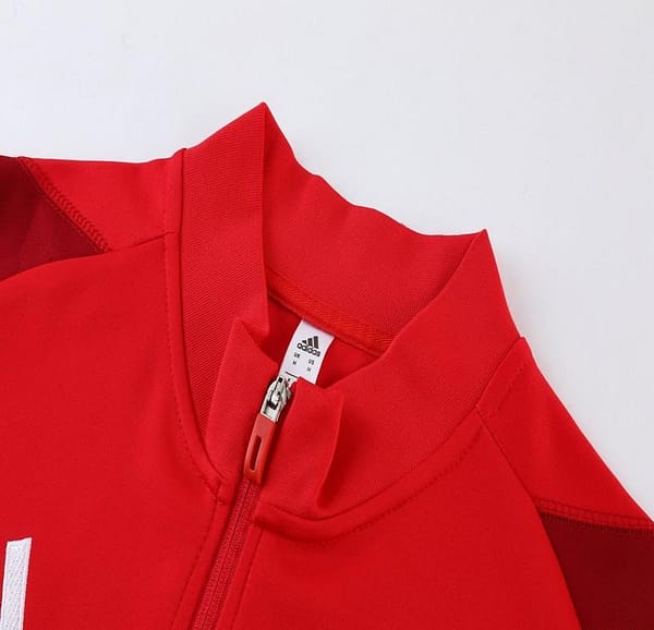 2023 Adidas Red Full Zipper Jacket +Pants - Image 14