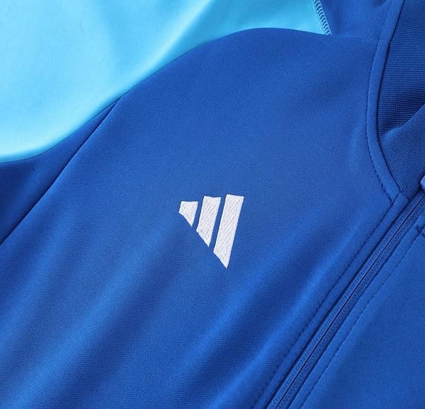2023 Adidas Blue Full Zipper Jacket +Pants - Image 4