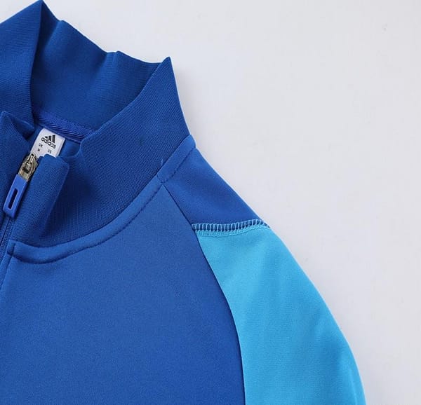 2023 Adidas Blue Full Zipper Jacket +Pants - Image 5