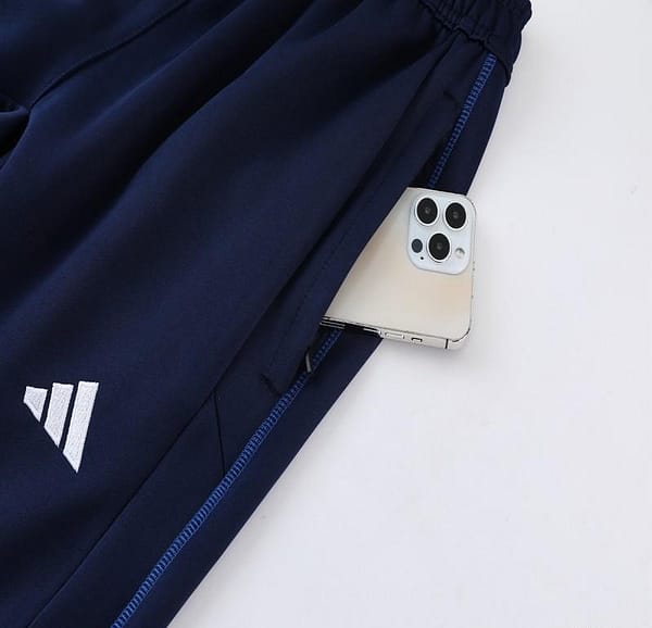 2023 Adidas Blue Full Zipper Jacket +Pants - Image 9