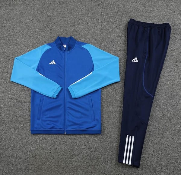 2023 Adidas Blue Full Zipper Jacket +Pants - Image 12