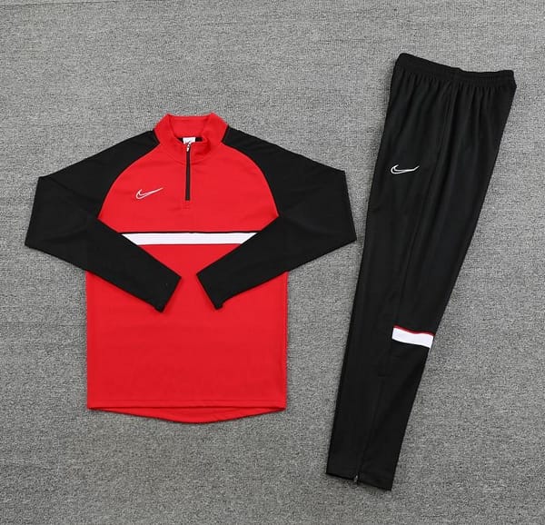 2023 NIKE Red Half Zipper Jacket +Pants - Image 13