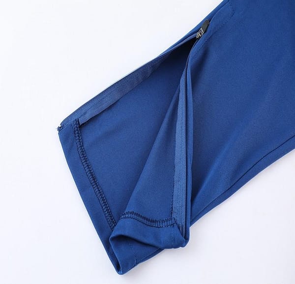 2023 NIKE Blue Half Zipper Jacket +Pants - Image 2