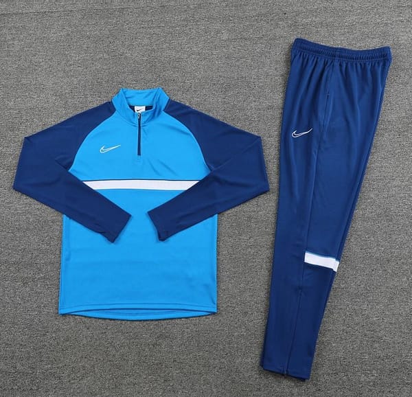 2023 NIKE Blue Half Zipper Jacket +Pants - Image 11