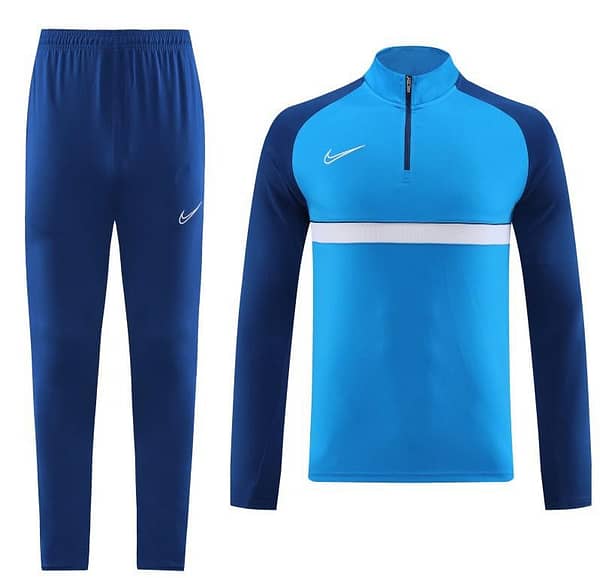 2023 NIKE Blue Half Zipper Jacket +Pants - Image 19