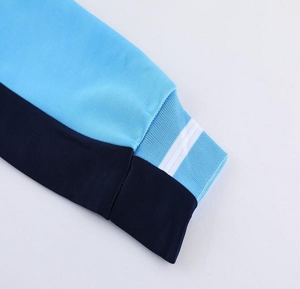 2023 Adidas Sky Blue Black Full Zipper Jacket +Pants - Image 3