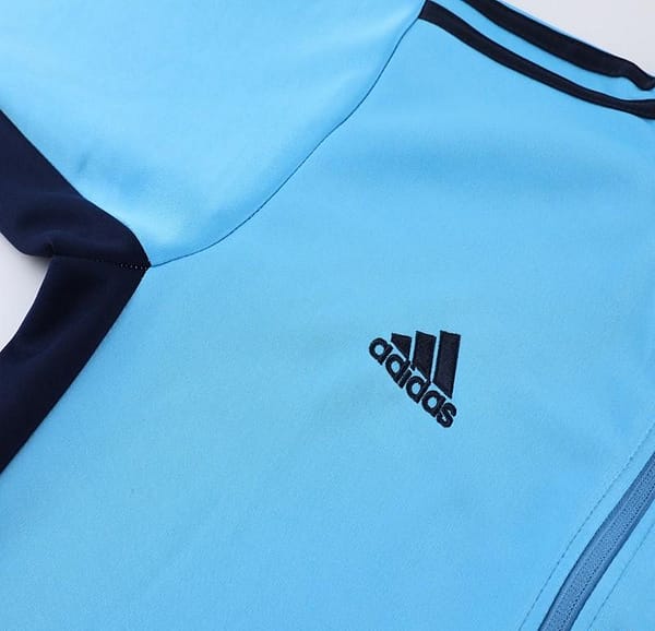 2023 Adidas Sky Blue Black Full Zipper Jacket +Pants - Image 4