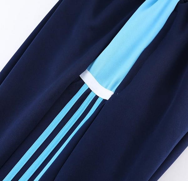 2023 Adidas Sky Blue Black Full Zipper Jacket +Pants - Image 7