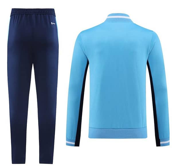 2023 Adidas Sky Blue Black Full Zipper Jacket +Pants - Image 18
