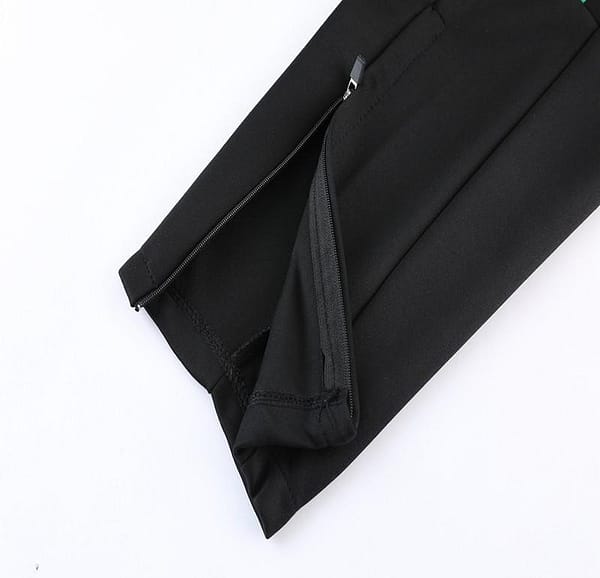 2023 Adidas Green Black Full Zipper Jacket +Pants - Image 2