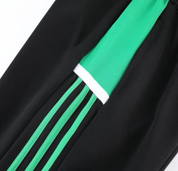 2023 Adidas Green Black Full Zipper Jacket +Pants - Image 3