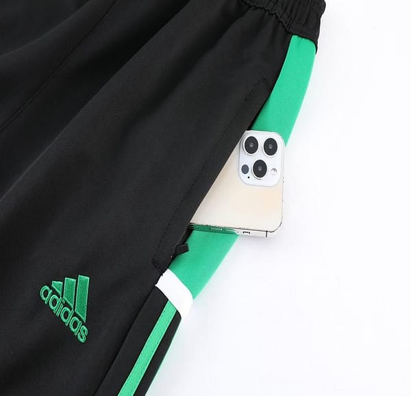2023 Adidas Green Black Full Zipper Jacket +Pants - Image 4