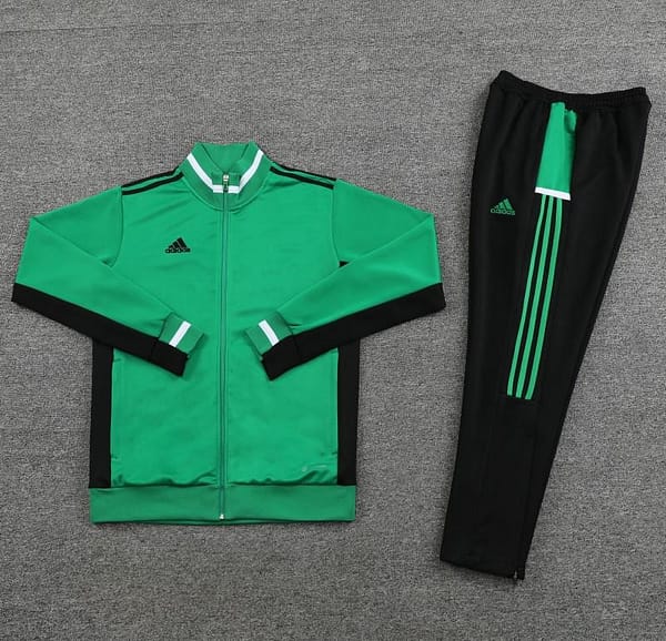 2023 Adidas Green Black Full Zipper Jacket +Pants - Image 11