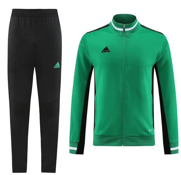 2023 Adidas Green Black Full Zipper Jacket +Pants - Image 19