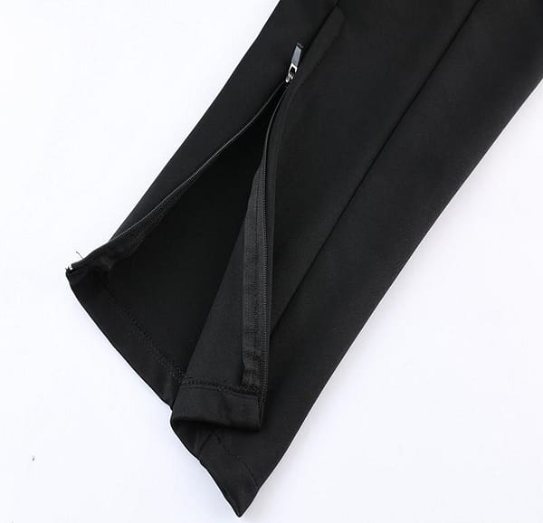 2023 Adidas Black White Full Zipper Jacket +Pants - Image 2